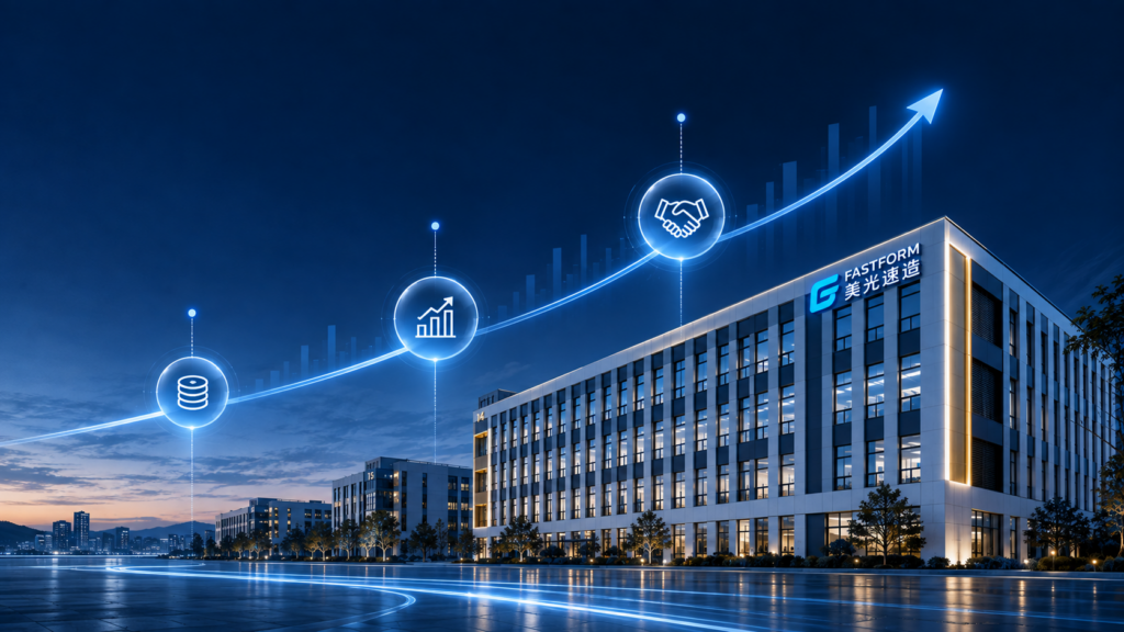 FASTFORM corporate growth and financing milestones with strategic investment, business expansion, and long-term development