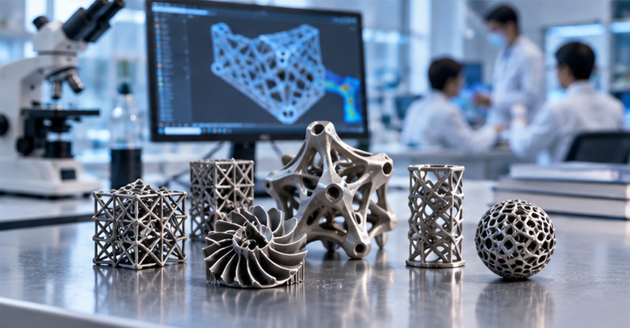 Batch-produced metal dental crowns, bridges, and frameworks for high-efficiency digital dental production centers.