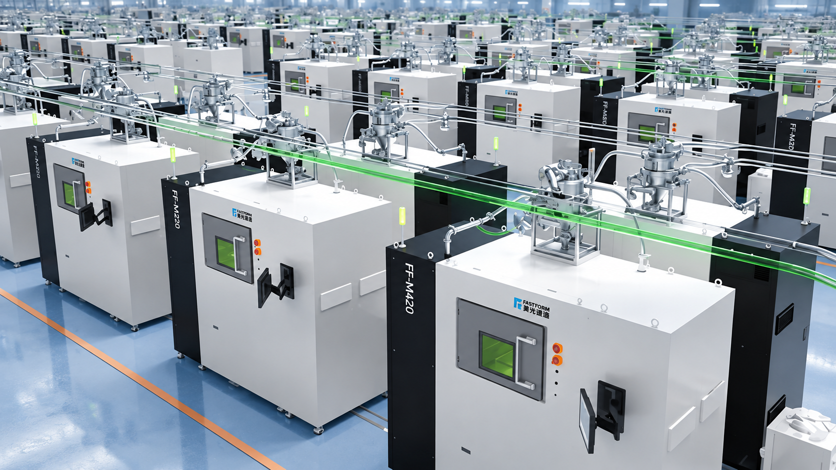 Automated Metal 3D Printing Production Line